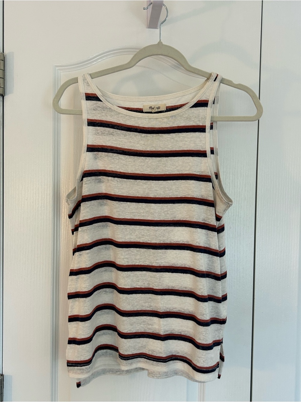 Madewell Striped Racerback Tank — S